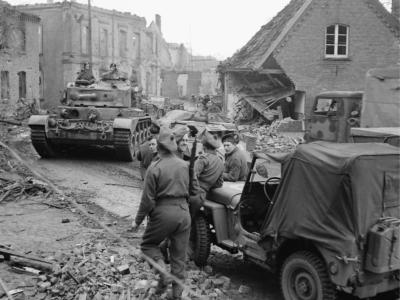 Comet of the 11th Armoured Division Germany 30 March 1945