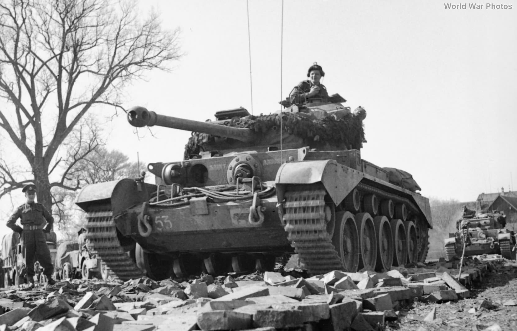 Comet of 2nd Fife and Forfar Yeomanry Petershagen 7 April 1945