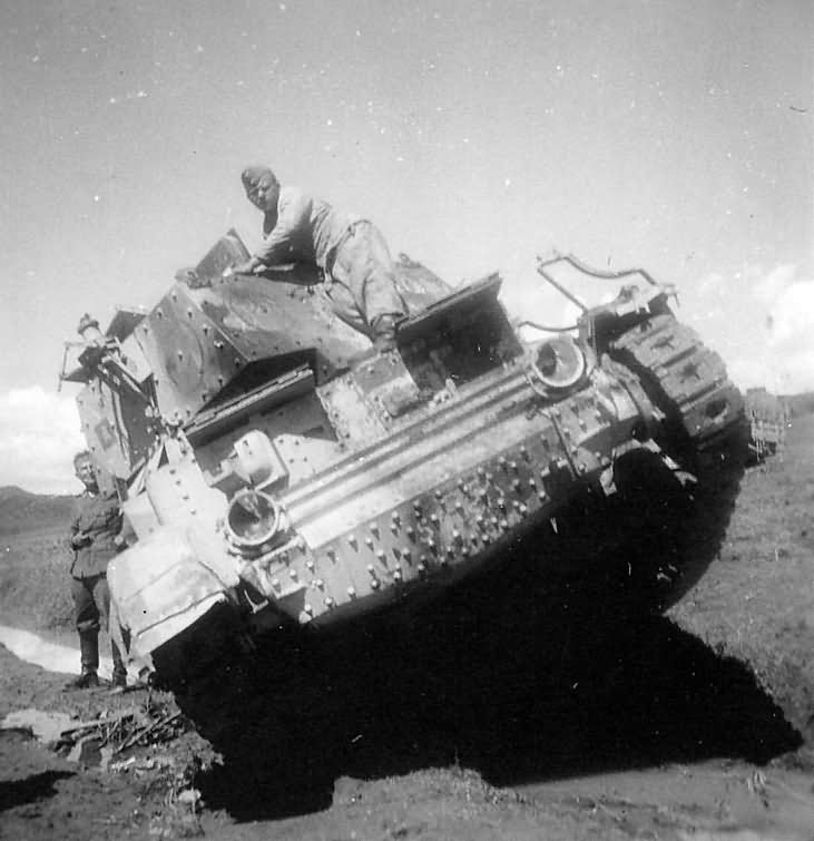 A10 tank in Greece 1941