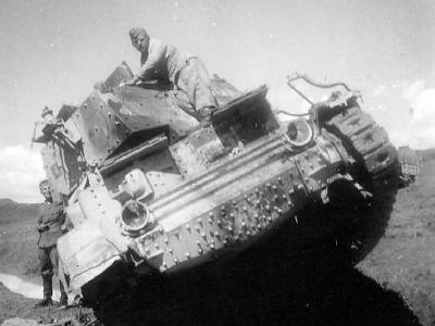 A10 tank in Greece 1941