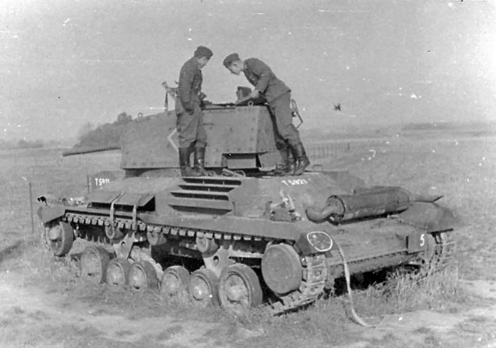 Beute Panzer Cruiser A10 Tank T5921 France 1940