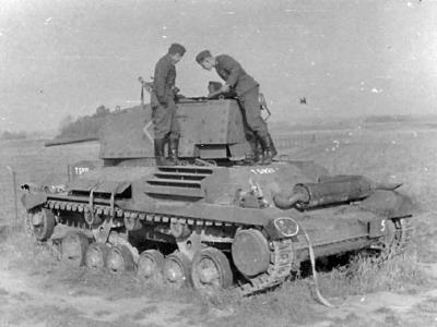 Beute Panzer Cruiser A10 Tank T5921 France 1940