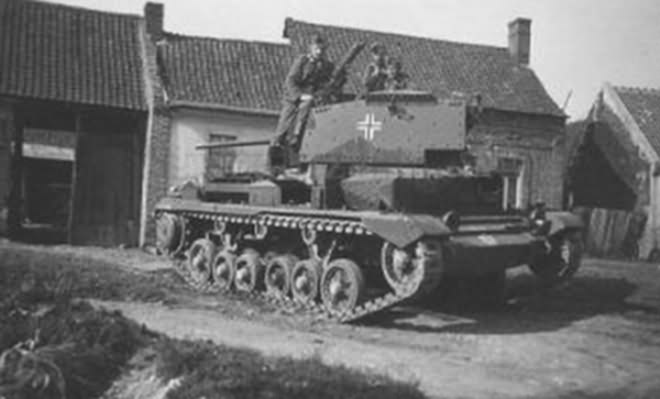 German Kreuzer Panzerkampfwagen Mk II 742(e) A10