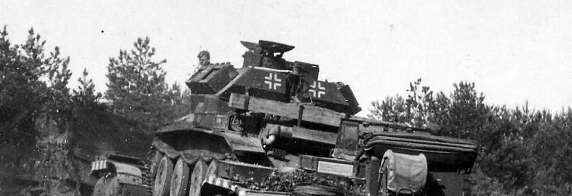 German tank A13 of Panzer Abteilung 100 (Flamm)