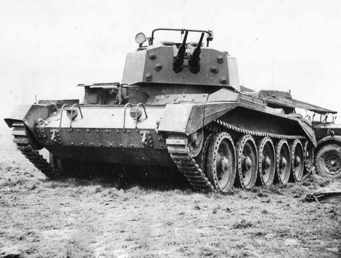 Crusader III AA Tank Armed with Twin 20 mm Oerlikon Guns