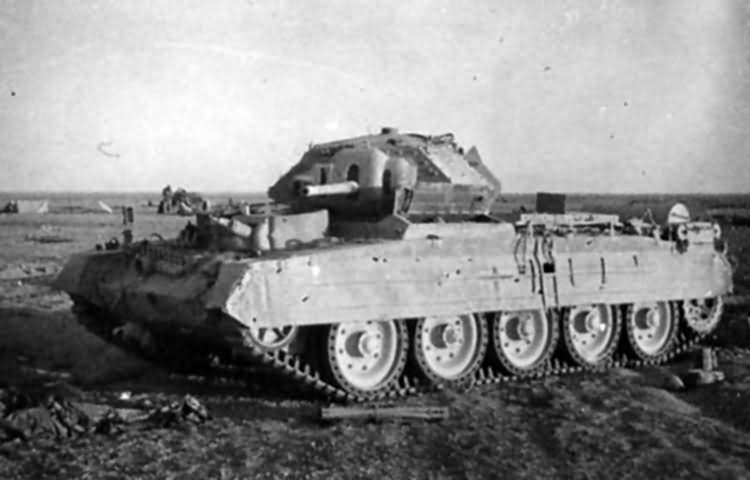 Crusader II fitted with sand guards tank North Africa
