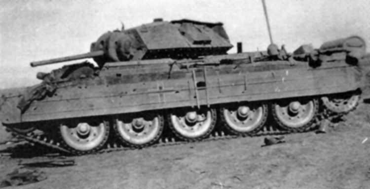 Crusader II tank in german service photo
