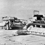 Crusader II tank being recovered Egypt 1942