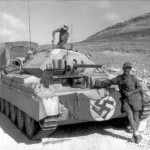 Crusader II tank in german service Afrika Korps