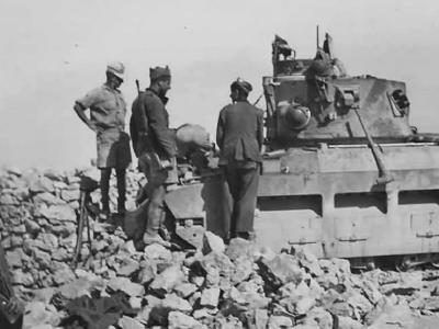Captured Matilda DAK Afrika Korps