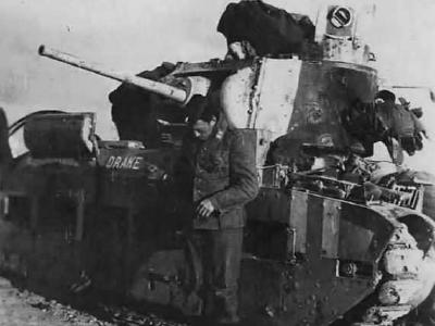 Captured Matilda named Drake DAK Afrika Korps