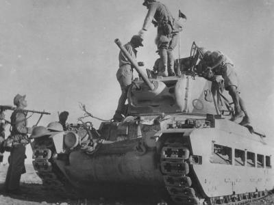 captured Matilda II tank North Africa 2
