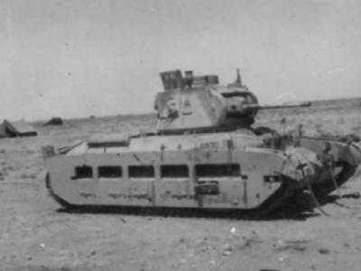 Infanterie Panzerkampfwagen Mk.II 748(e) Matilda II tank of the Afrika Korps 13