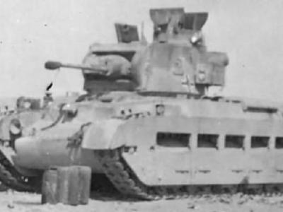 Infanterie Panzerkampfwagen Mk.II 748(e) Matilda II tank of the Afrika Korps 19
