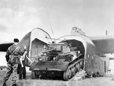 Tetrarch Tank on Hamilcar Glider