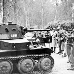 Gen Sir Alan Brooke inspecting a Tetrarch T9281 at the Army Staff College 6 January 1941