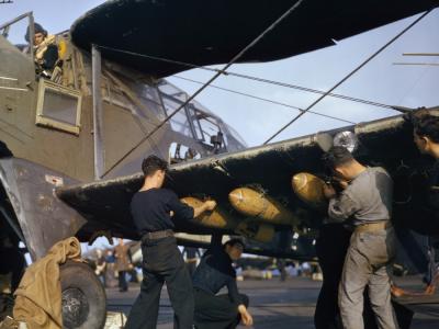 Fairey Albacore aboard HMS Formidable 1942