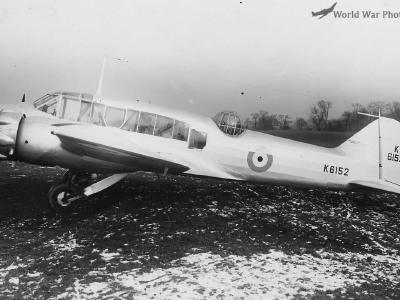 Anson Mk I K6152 1st Production Aircraft