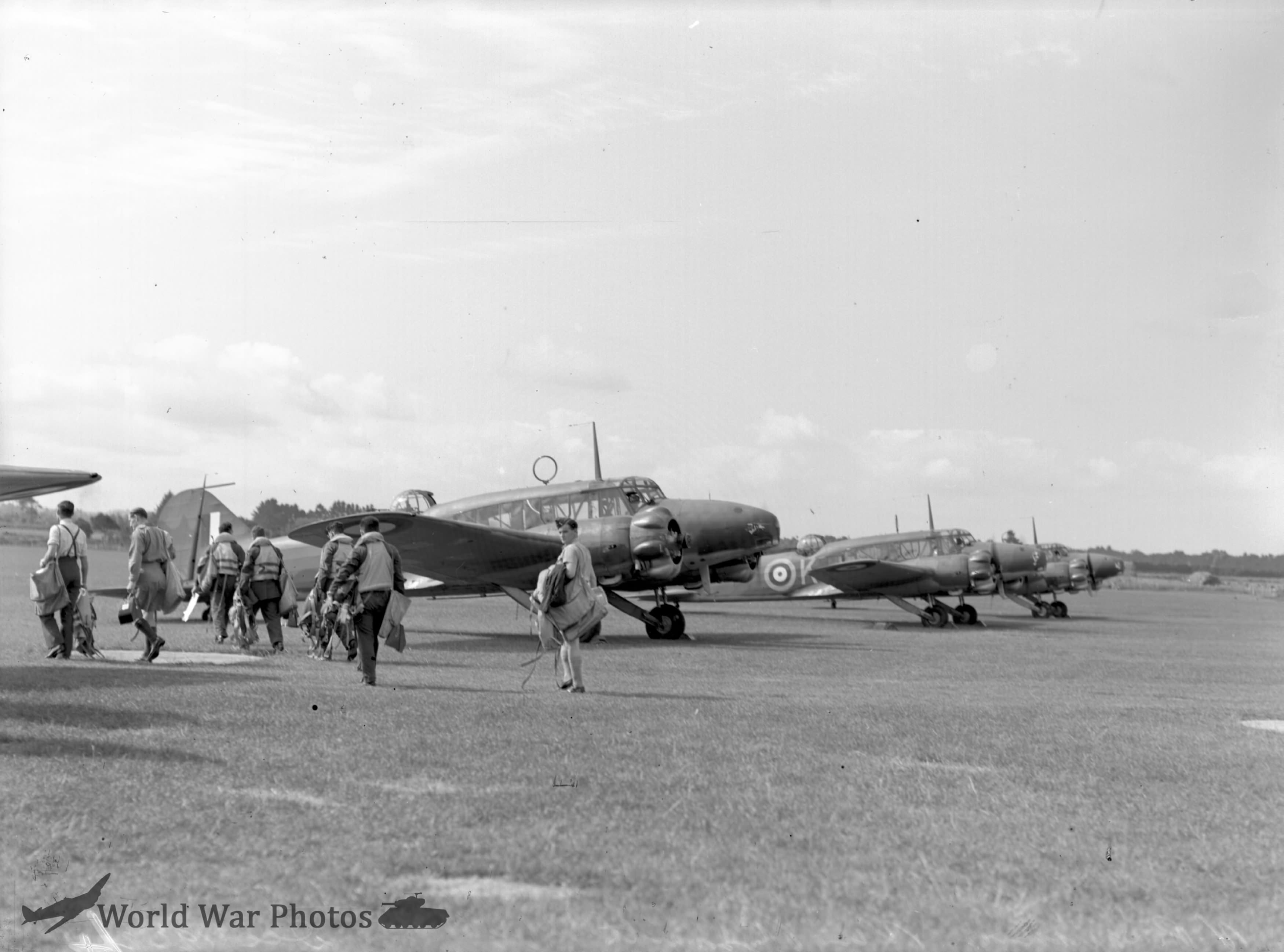 Ansons at the Navigation and Reconnaissance School RNZAF New Plymouth