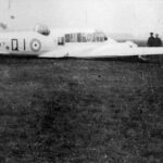 Anson L7047 48 Sqn Damaged Oct 37