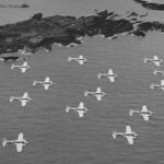 Ansons 217 1938 Flying Over Casquets