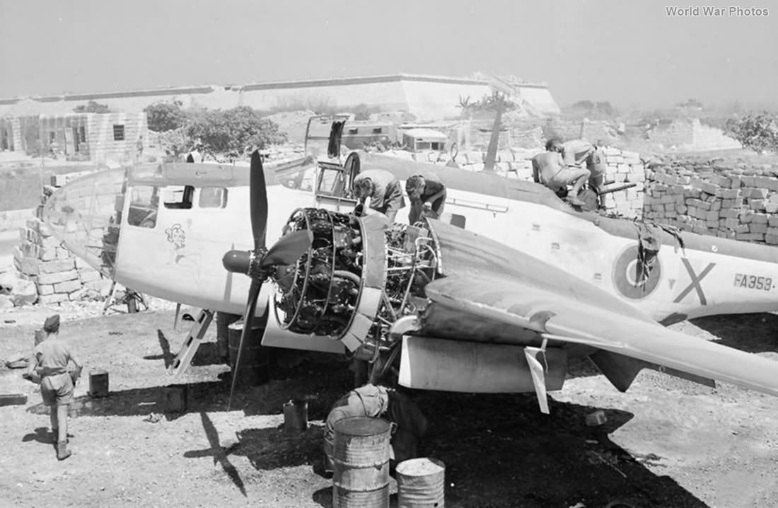 Baltimore Mk IIIA FA353 of No. 69 Squadron RAF at Luqa, Malta