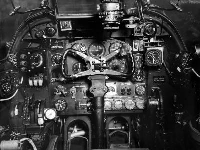 Bristol Beaufighter cockpit