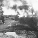 Australian Beaufighter Blasts Japanese Planes