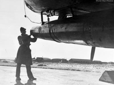 torpedo under a Bristol Beaufighter