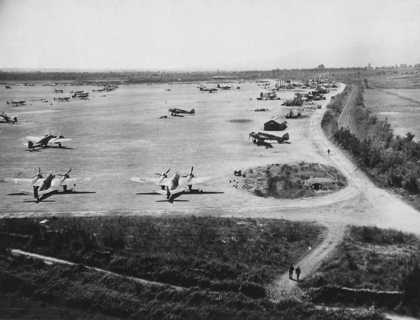 Beaufighters of the 415th and 417th NFS La Vailon airfield France