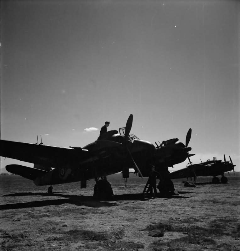 Bristol Beaufighter Mk VIF of No 255 Squadron RAF