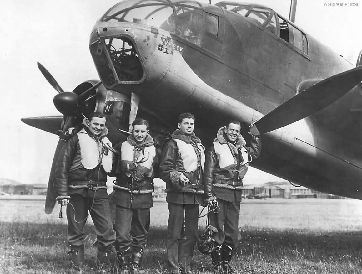 RAF Crew by Bristol Beaufort L9939 AW-W