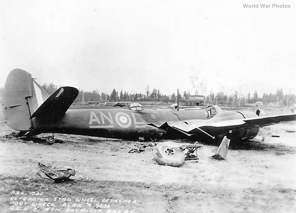Crashed RCAF Bolingbroke