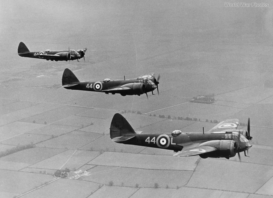 Blenheims 44 Sqn K7133 K7130