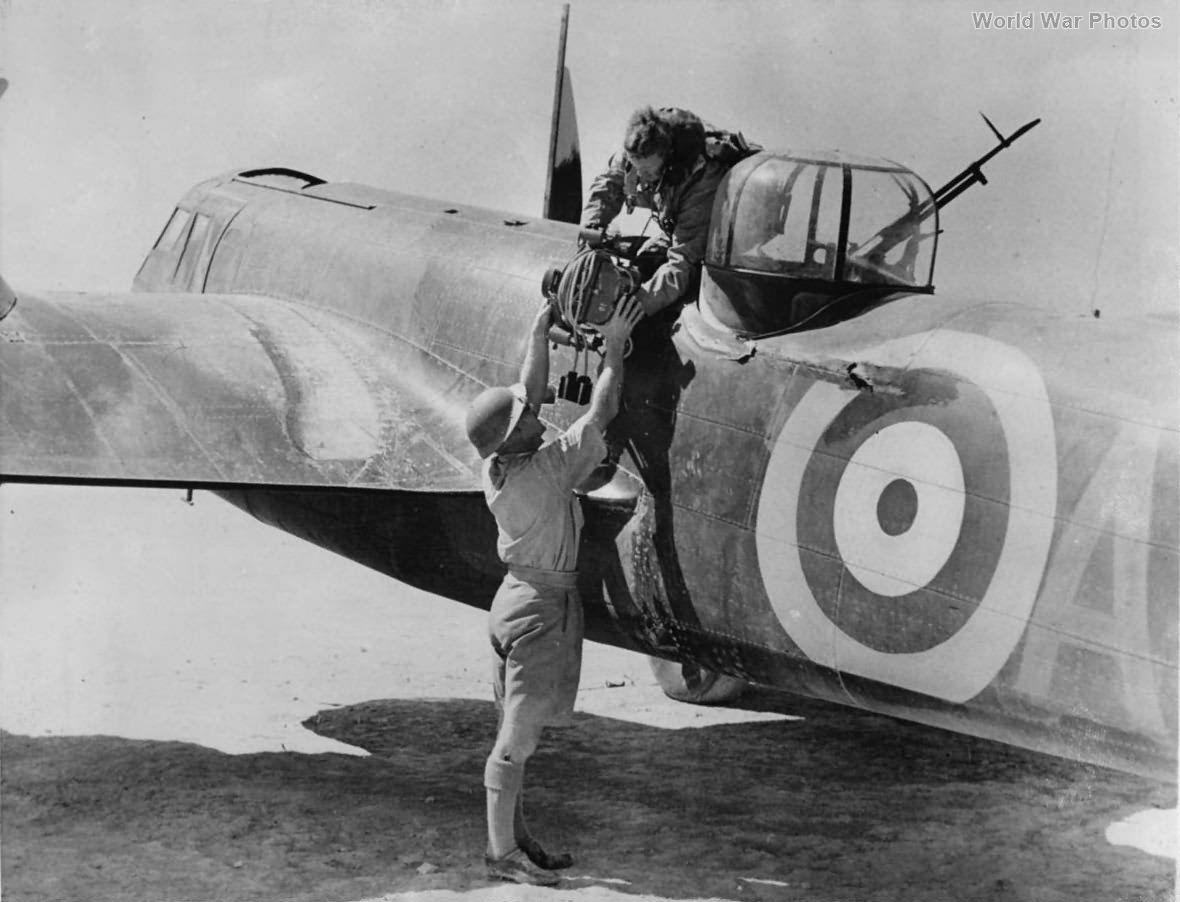 Bristol Blenheim after Reconn Flight