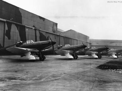Boulton Paul Defiants factory line up