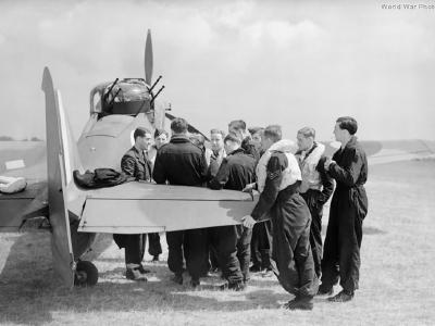 Defiant of No 264 Squadron RAF Duxford 31 May 1940