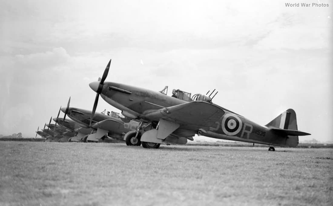 Defiant N1536 PS-R of No. 264 Squadron RAF