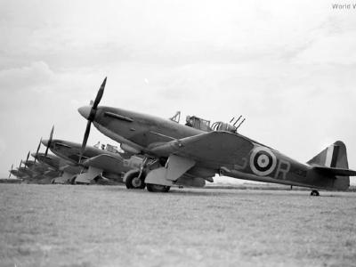 Defiant N1536 PS-R of No. 264 Squadron RAF