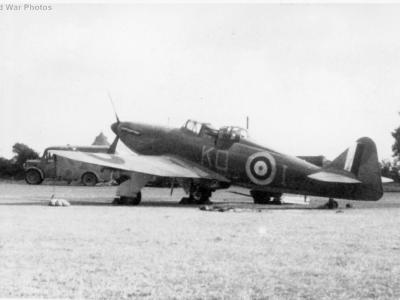Defiant N1572 2 Co Sqn Cambridge