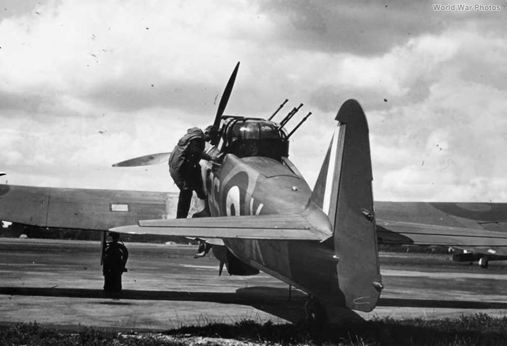 Defiant PS-K f No. 264 Squadron RAF 1940