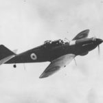 Defiant in flight 1940