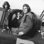 Sgt Ted Thorn and his gunner Sgt F Barker