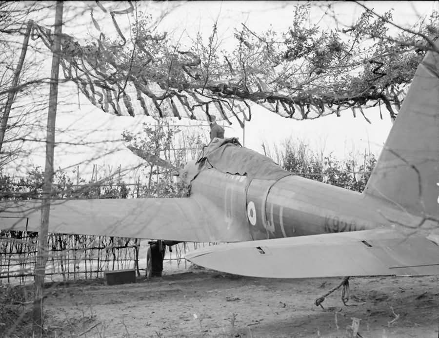 Fairey Battle K9204 QT-Q of No. 142 Squadron RAF at Berry-au-Bac