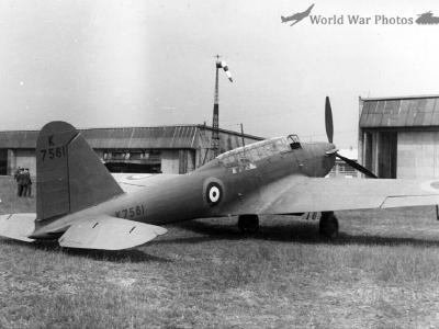 Battle demonstrator K7561 at Evore 1937