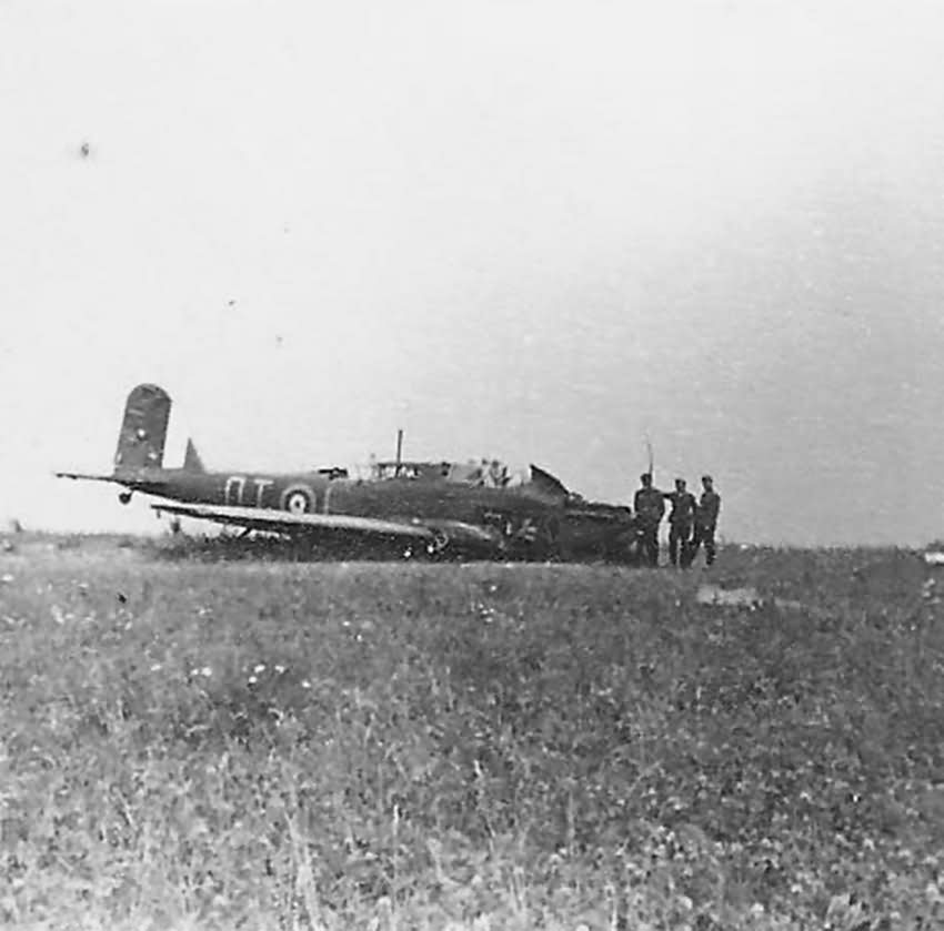 Fairey Battle of No.142 squadron RAF code QT+I 2