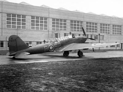 Fairey Battle Mk I of 52 Squadron Royal Air Force at Upwood