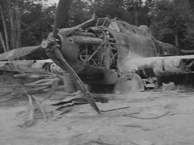 Fairey Battle of 142 squadron RAF France 1940 QT+H front