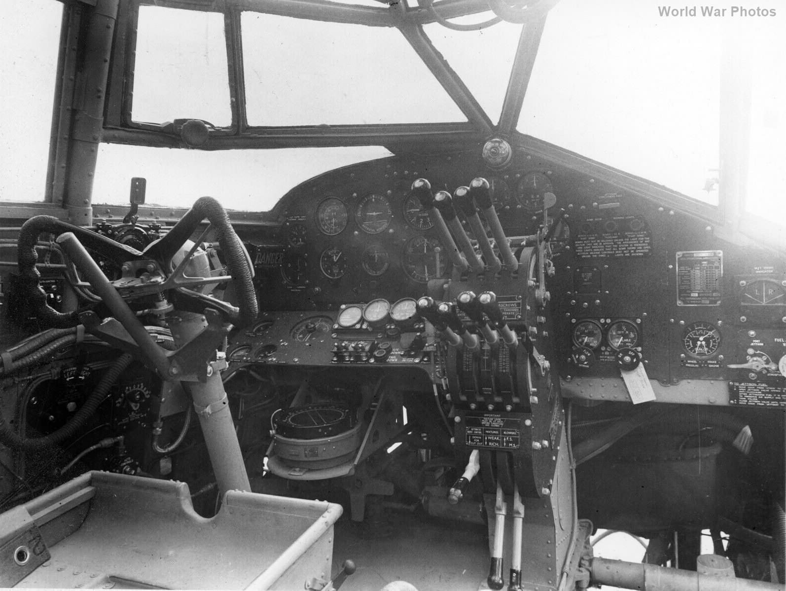 Halifax cockpit