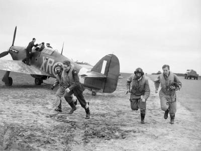American pilots of No 71 Eagle Squadron